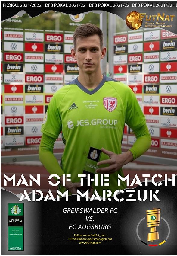 ADAM MARCZUK "MAN OF THE MATCH" PRZECIWKO FC AUGSBURG